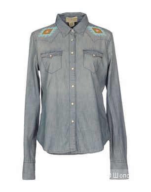 Джинсовая рубашка denim & supply ralph lauren, размер s
