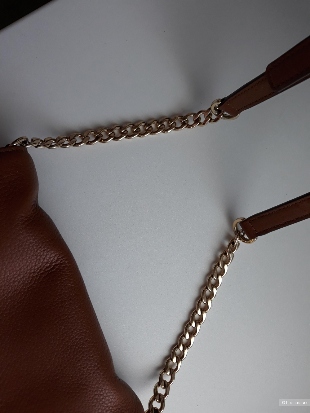 Кожаная сумка Michael Kors