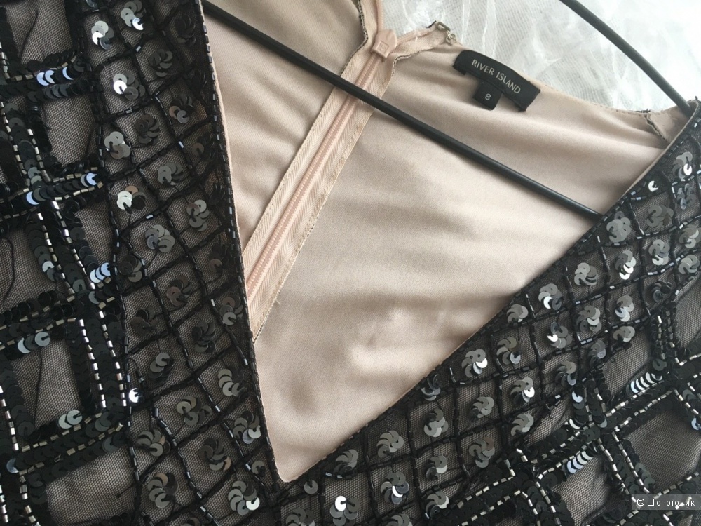 Декорированное платье River Island UK8
