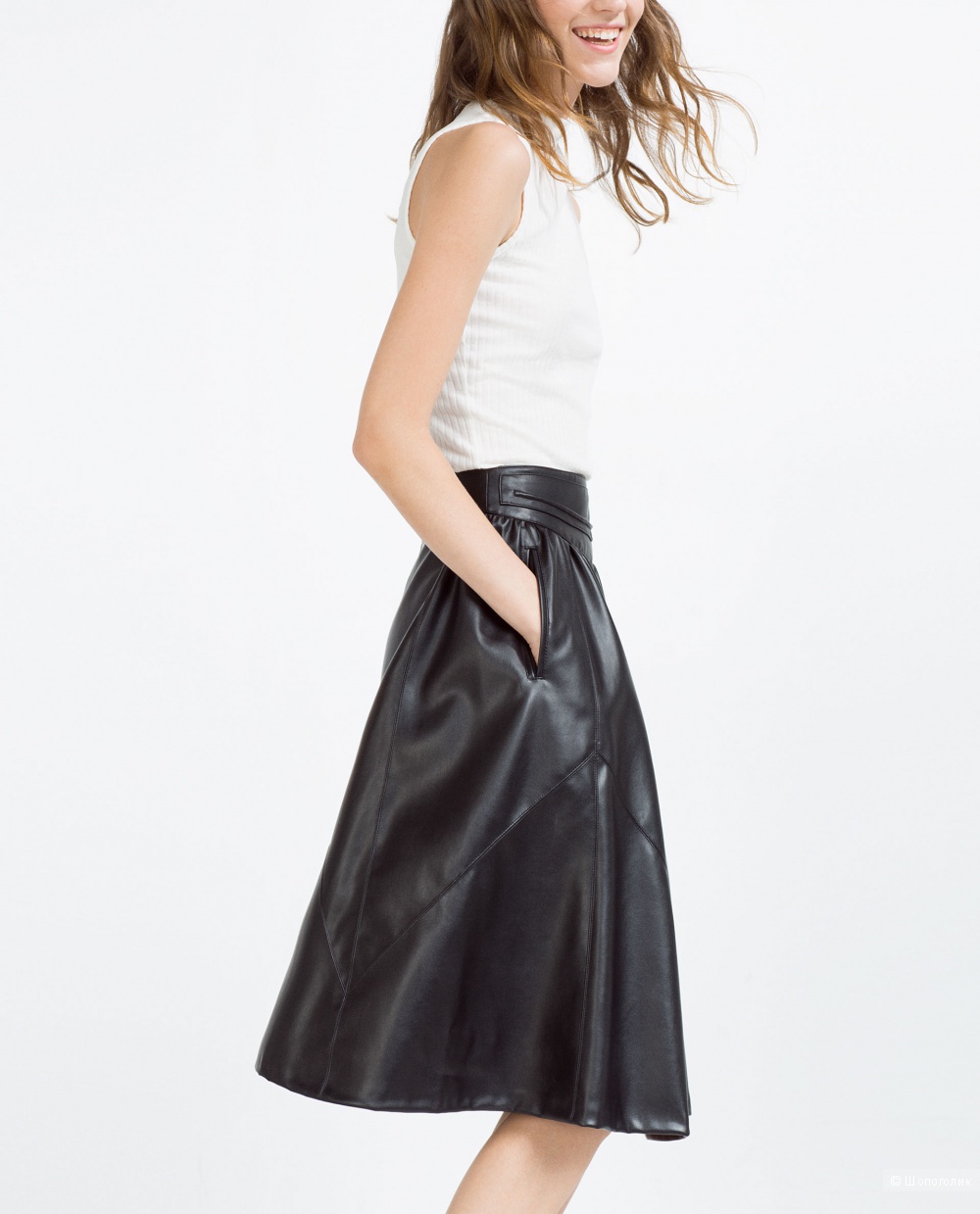ZARA BASIC юбка размер S