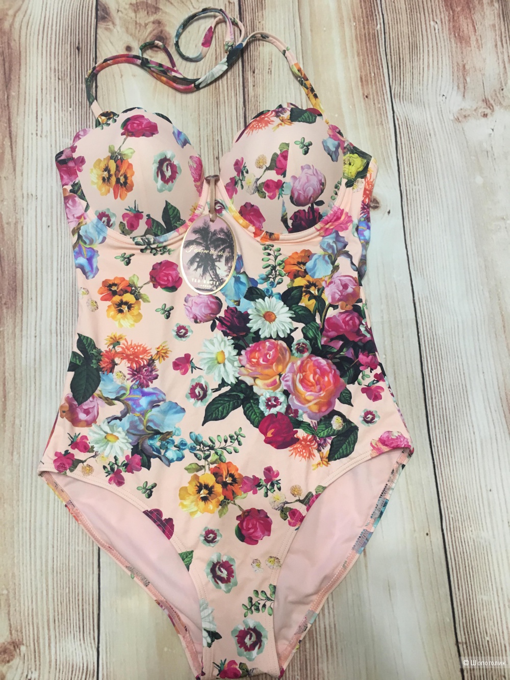 Слитный купальник Ted Biker, размер 34DD/E