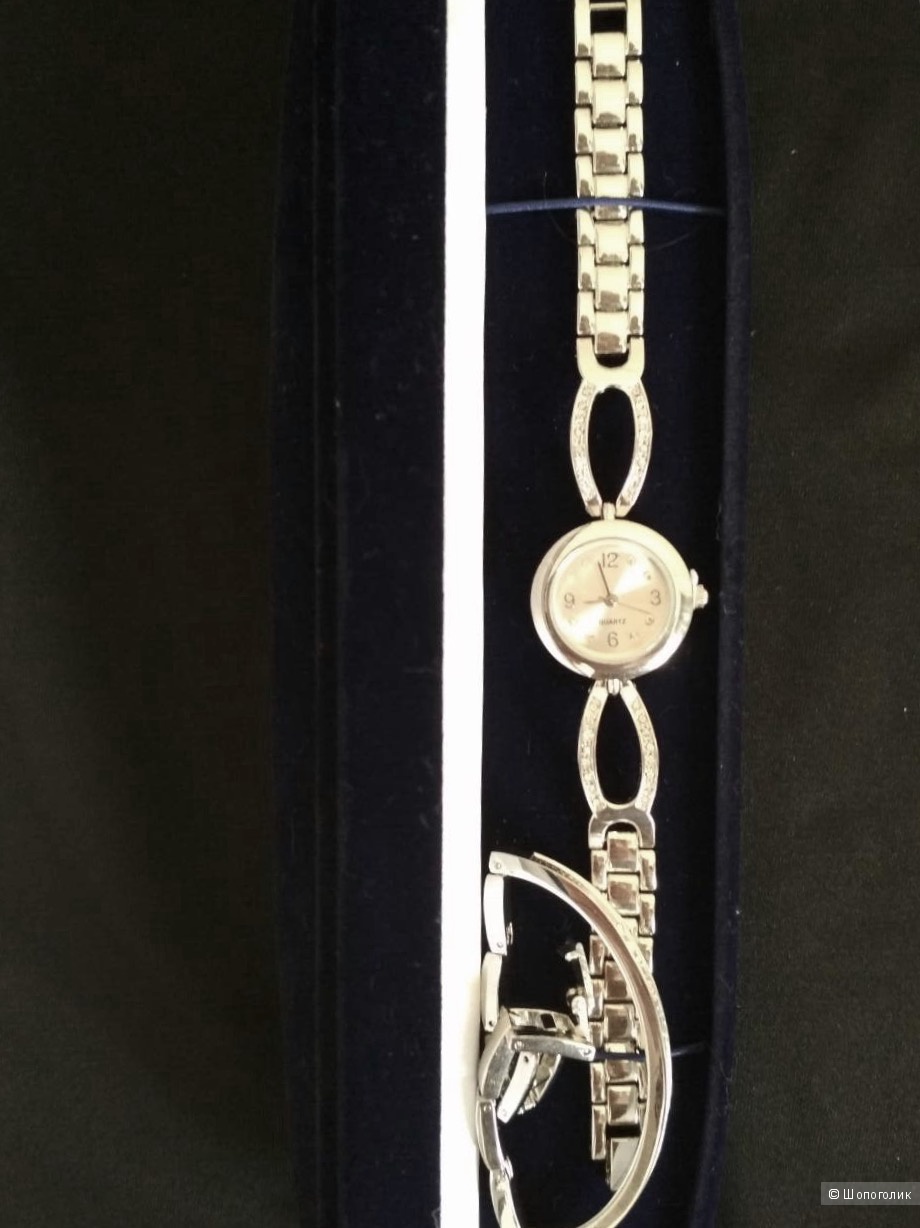 Комплект часы с браслетом , one size