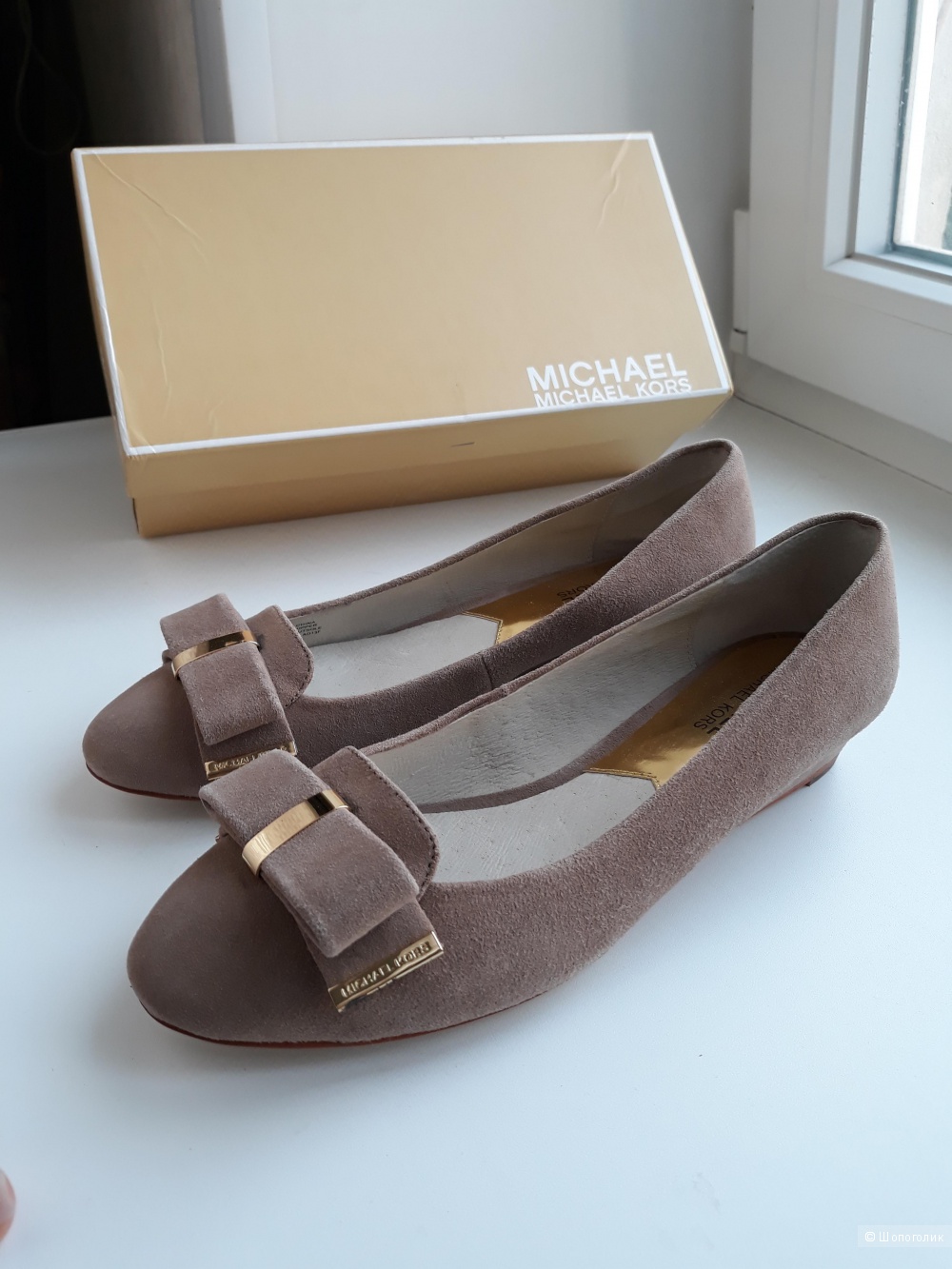 Замшевые балетки Michael Kors, 36-37 размер
