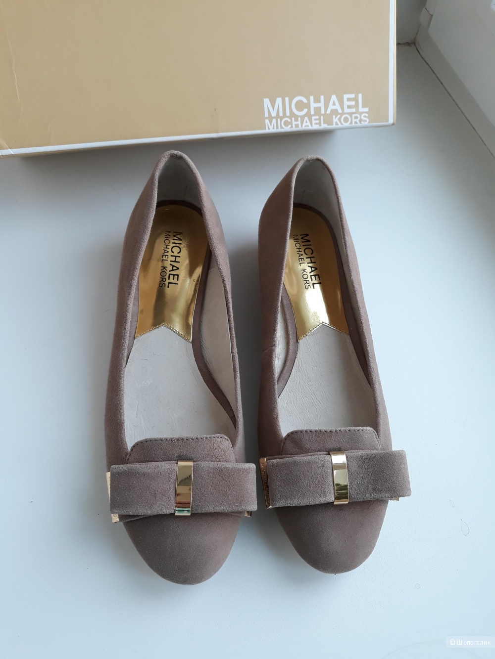 Замшевые балетки Michael Kors, 36-37 размер