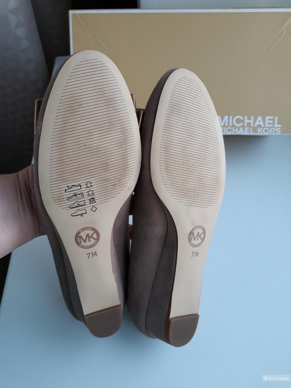 Замшевые балетки Michael Kors, 36-37 размер