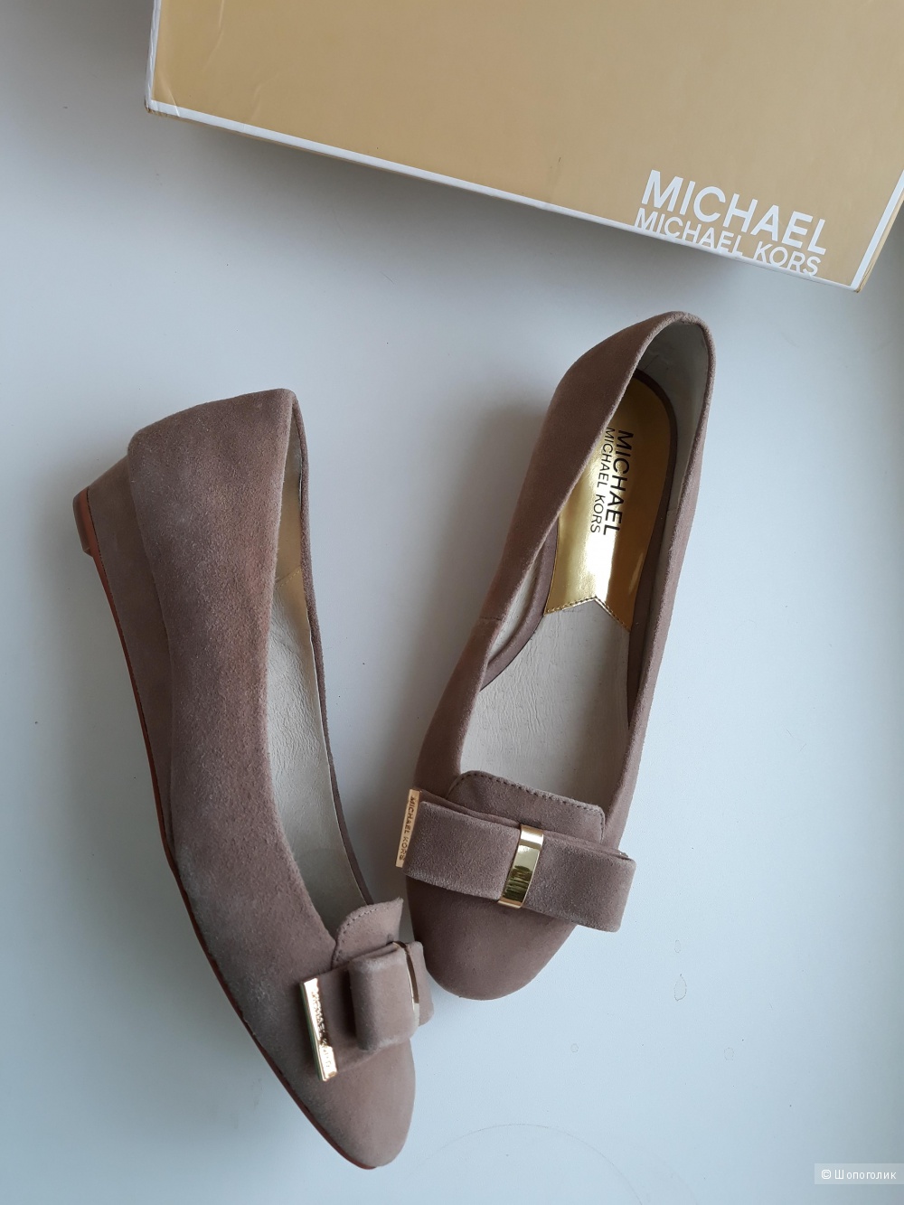 Замшевые балетки Michael Kors, 36-37 размер