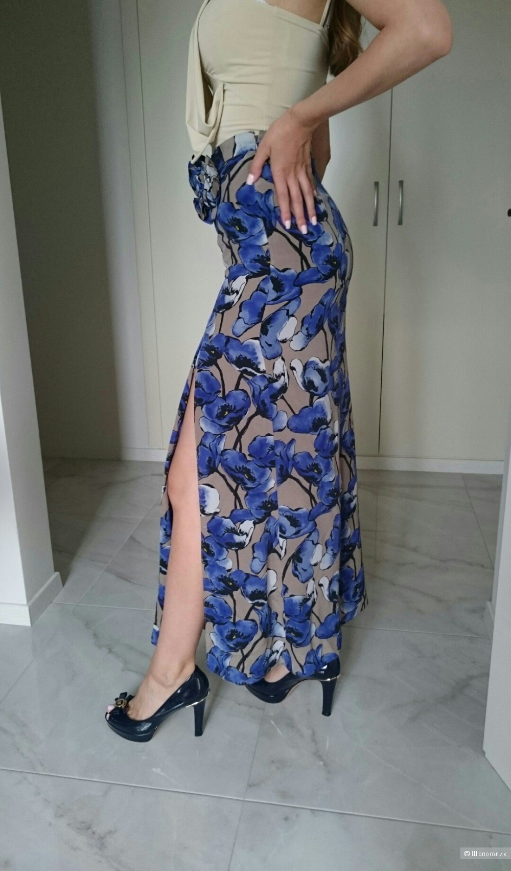 Шелковая юбка Moschino Cheap and Chic Оригинал , размер S
