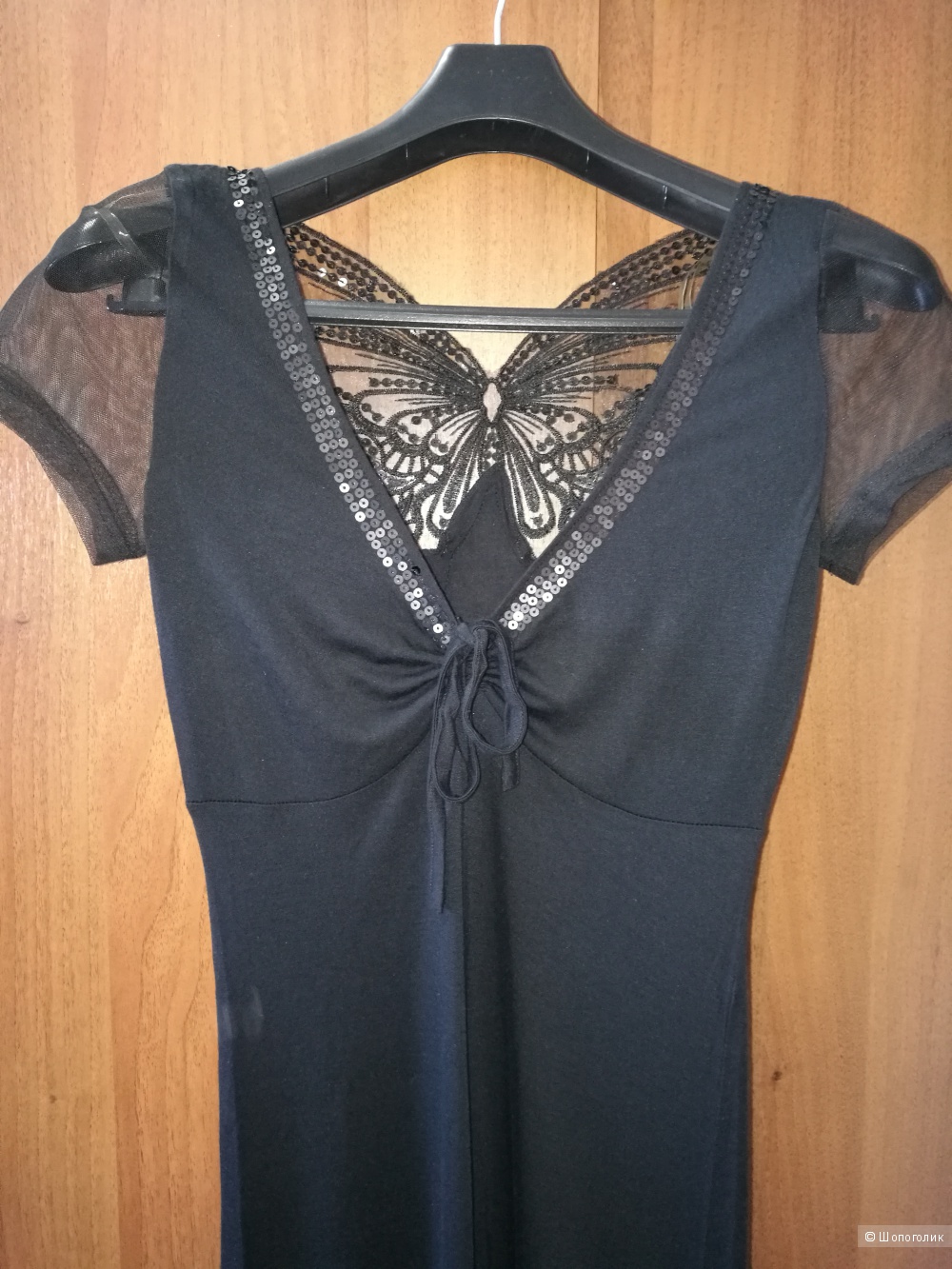 Платье Bandolera, вискоза, черное, 42 размер