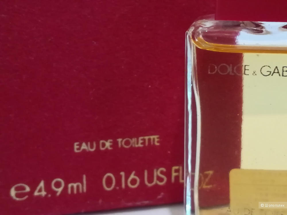 Миниатюра - Dolce&Gabbana 4,9 мл.