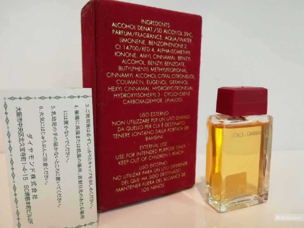Миниатюра - Dolce&Gabbana 4,9 мл.