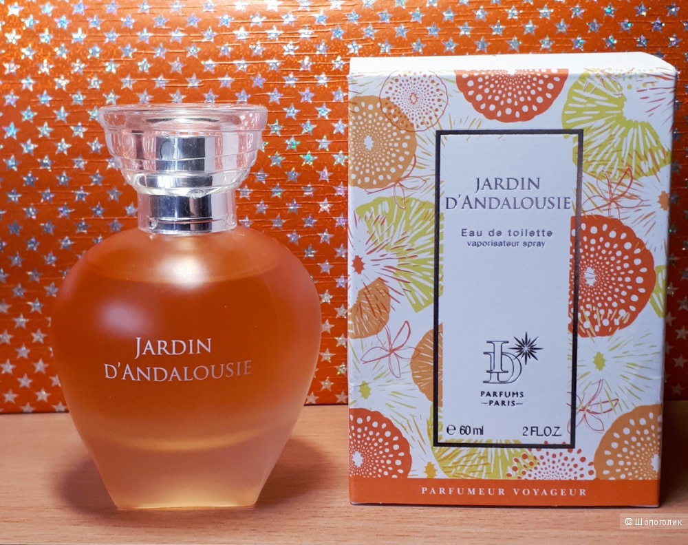 Туалетная вода - JARDIN D'ANDALOUSIE,ID Parfums,б/у, 60 мл