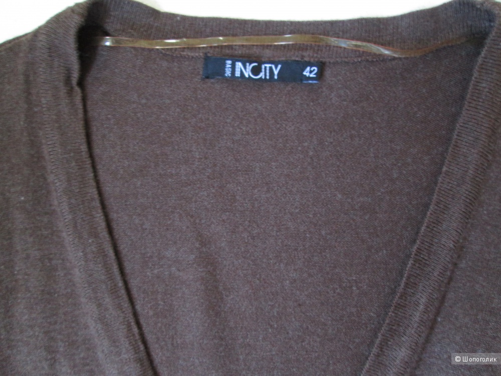 Кардиган коричневый INCITY р.42~44
