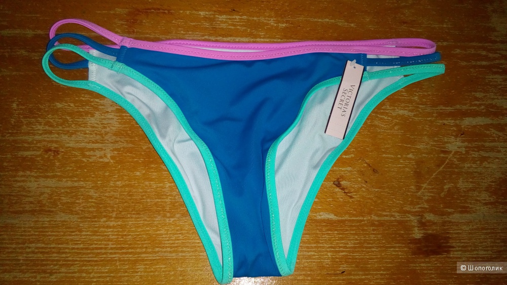 Плавки Victoria's Secret S Deep Turquoise W/ Cool Binding (8MV)