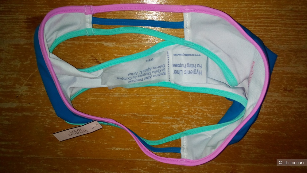 Плавки Victoria's Secret S Deep Turquoise W/ Cool Binding (8MV)