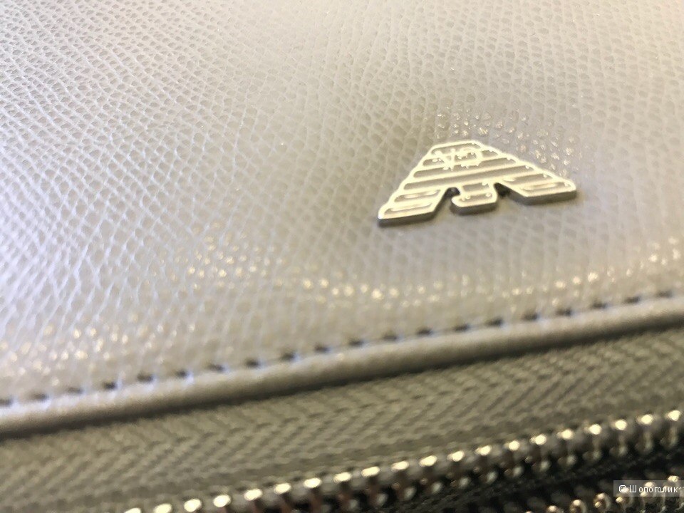 Мужской кошелек сумка Emporio Armani, размер 22 см х 14,5 см