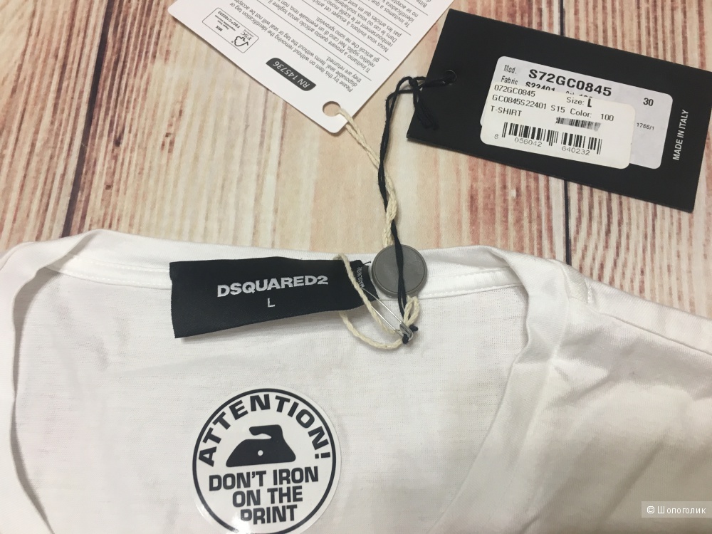 Футболка DSQUARED2, L (Международный Размер). На рос. 44-46