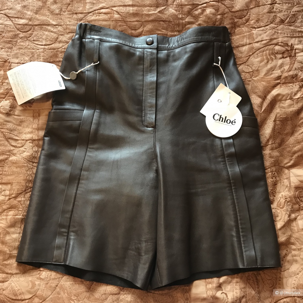 Кожаные шорты Chloe, размер 40FR