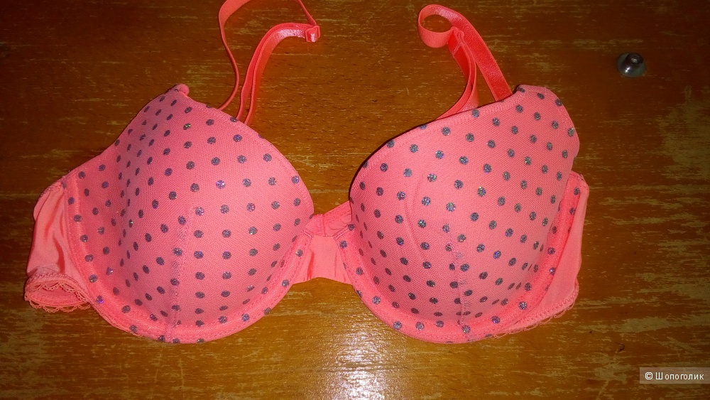 Бюстгальтер Victoria's Secret Demi Bra 34B на 75В Neon Nectar Glitter Dot (2QY)