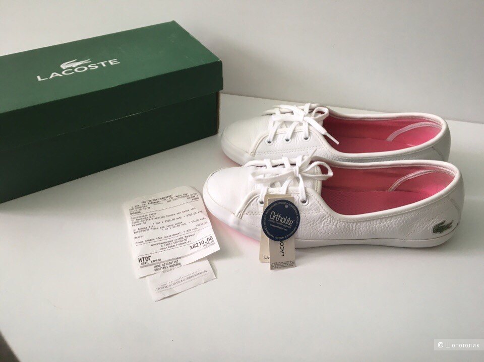 Кеды балетки Lacoste 37.5 размер