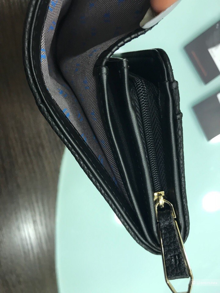 Женский кошелек Trussardi Jeans, размер 18 см х 11 см