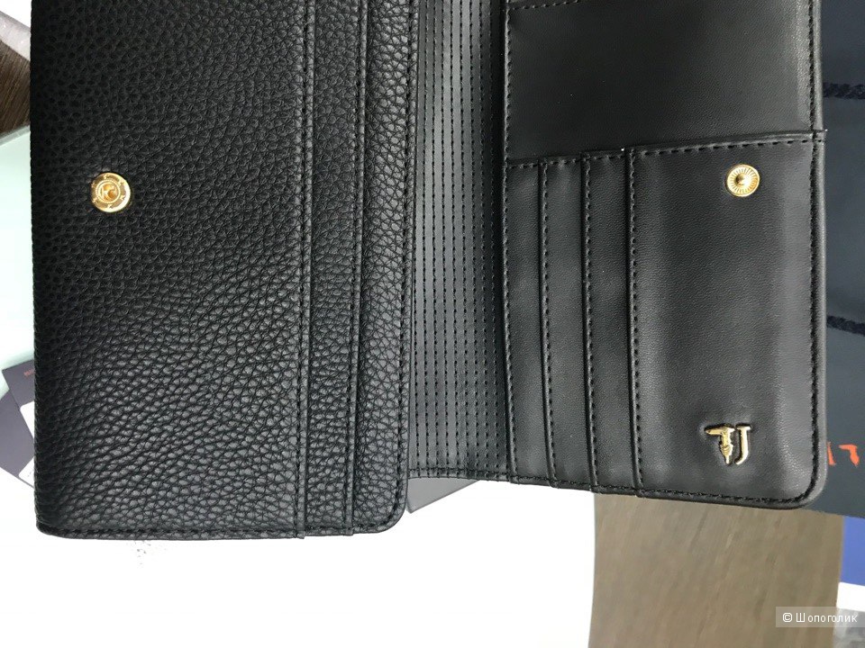 Женский кошелек Trussardi Jeans, размер 18 см х 11 см