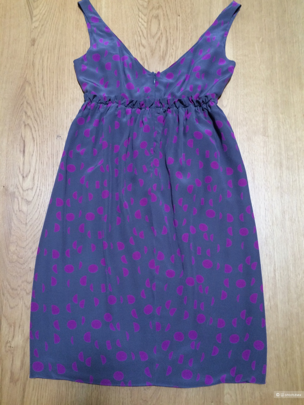 Шелковое платье  Mauro Gasperi,размер 42it 42-44-46