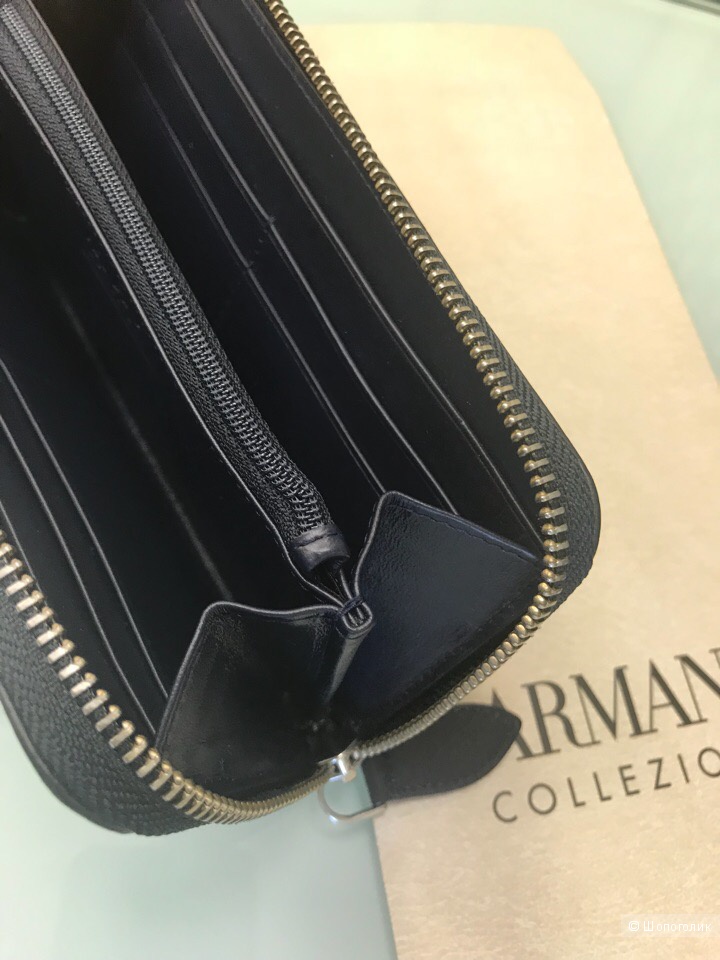 Женский кошелек Armani Collezioni, размер 18,5 см х 9,5 см