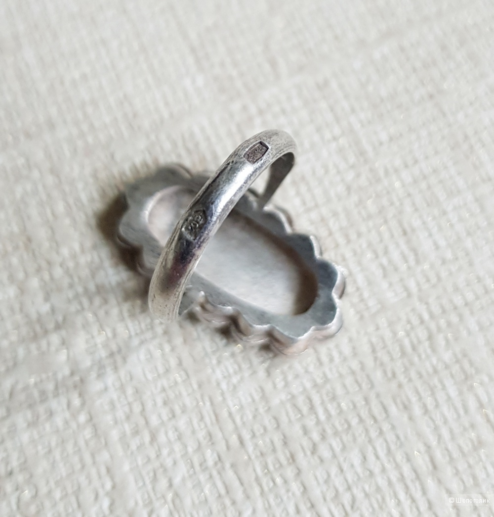 Кольцо серебряное 925 пробы 16 размер