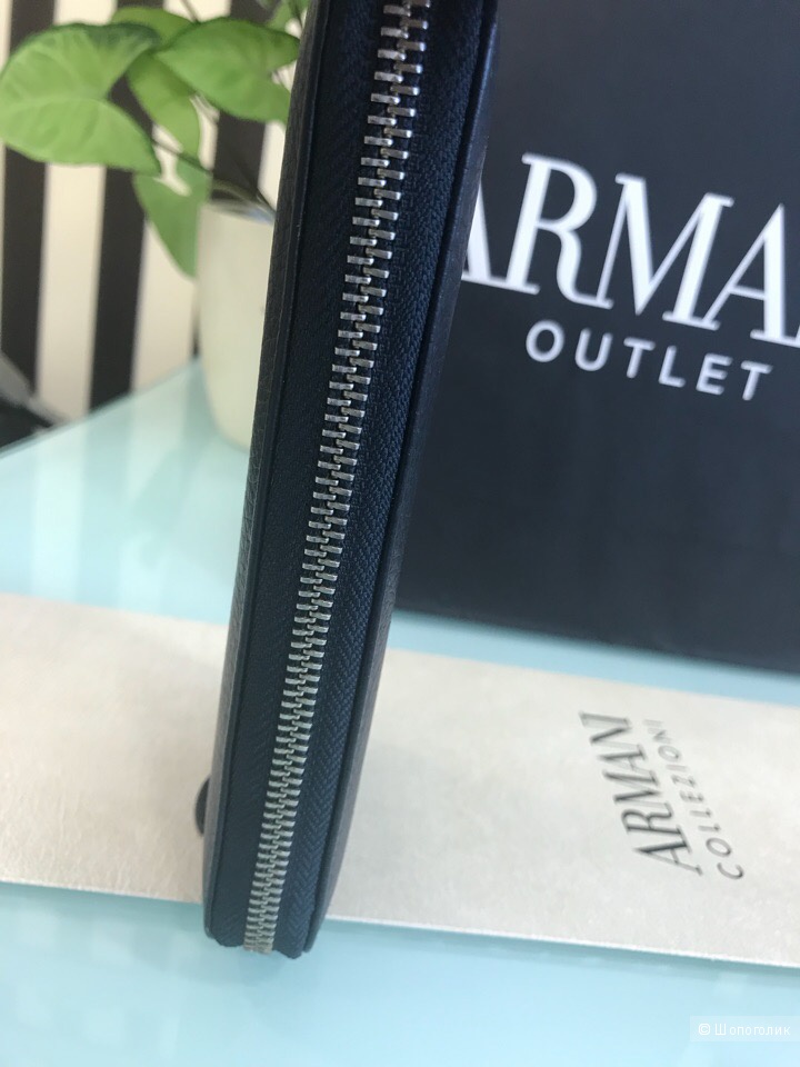 Женский кошелек Armani Collezioni, размер 18,5 см х 9,5 см