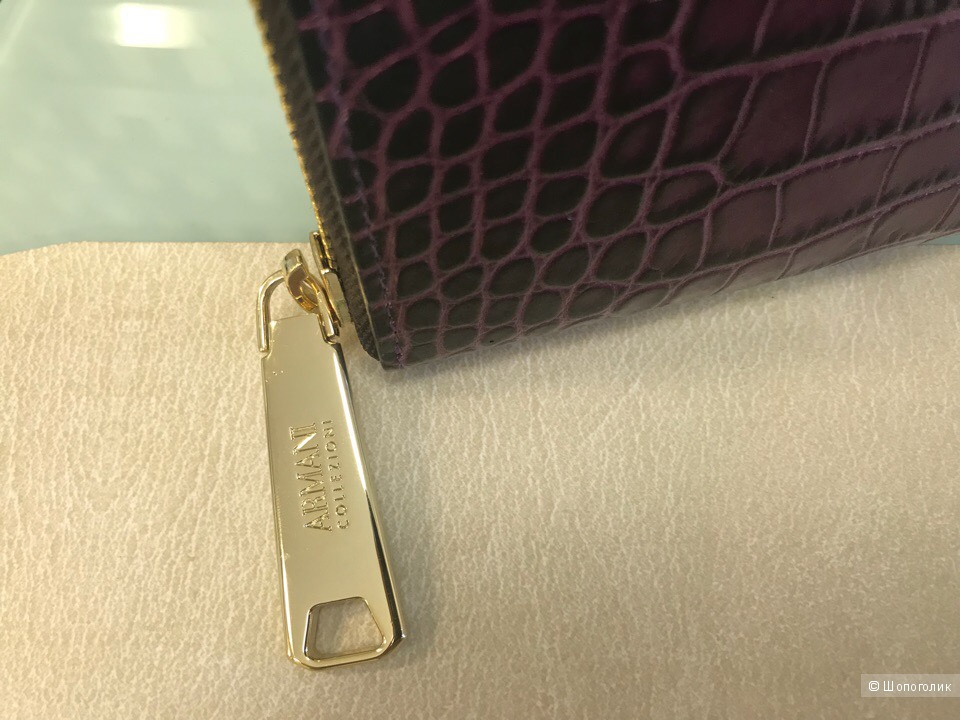 Женский кошелек Armani Collezioni, размер 19,5 см х 10 см