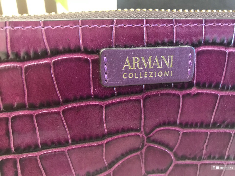 Женский кошелек Armani Collezioni, размер 19,5 см х 10 см
