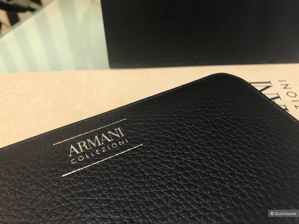 Женский кошелек Armani Collezioni, размер 18,5 см х 9,5 см