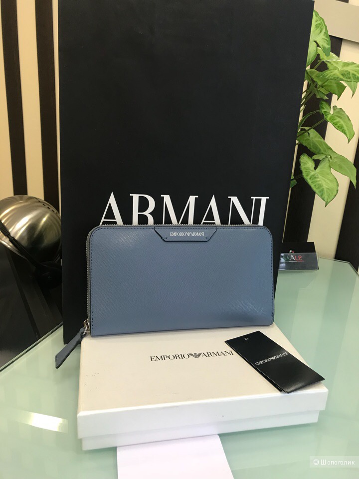 Женский кошелек Emporio Armani, размер 19 см х 10,5 см
