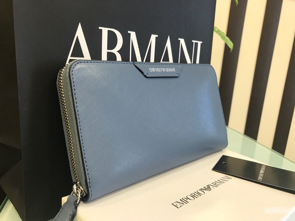 Женский кошелек Emporio Armani, размер 19 см х 10,5 см