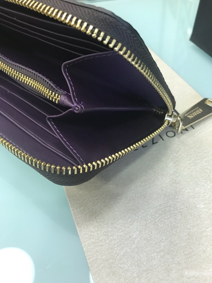 Женский кошелек Armani Collezioni, размер 19,5 см х 10 см
