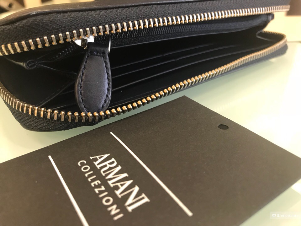 Женский кошелек Armani Collezioni, размер 18,5 см х 9,5 см