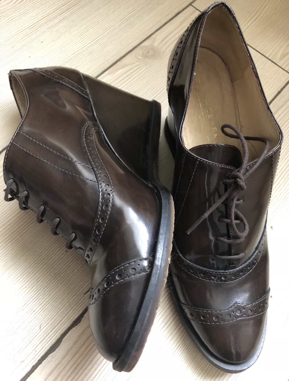 Лаковые ботильоны на платформе Weekend MaxMara, р.41