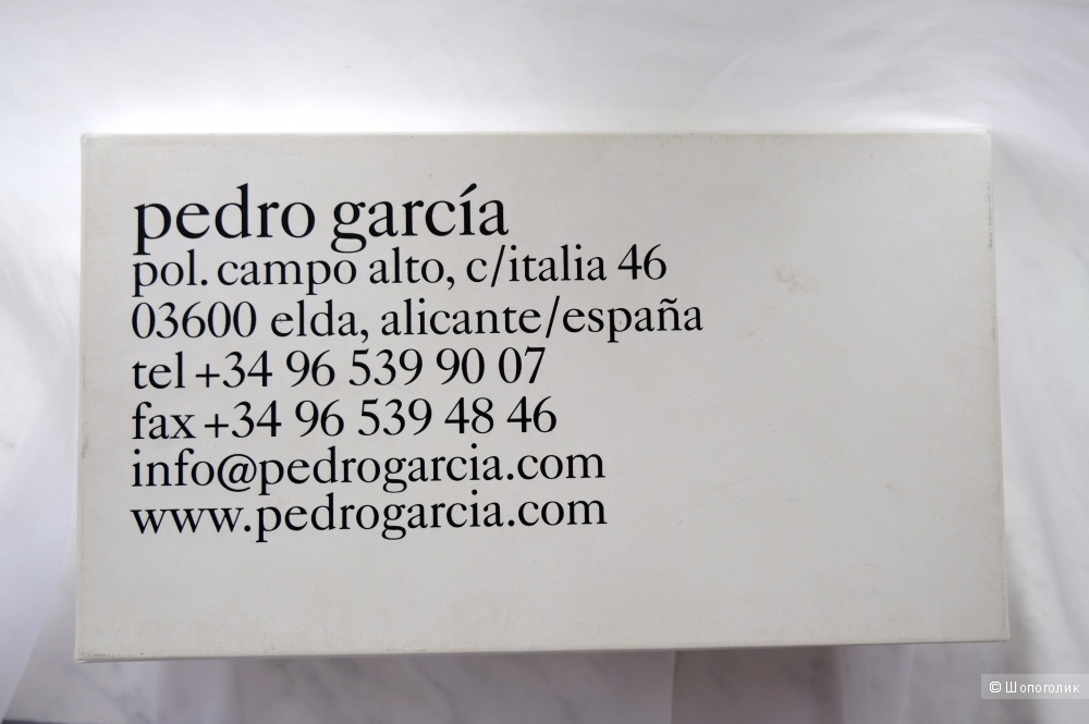 Туфли Pedro Garcia, размер 39, 38