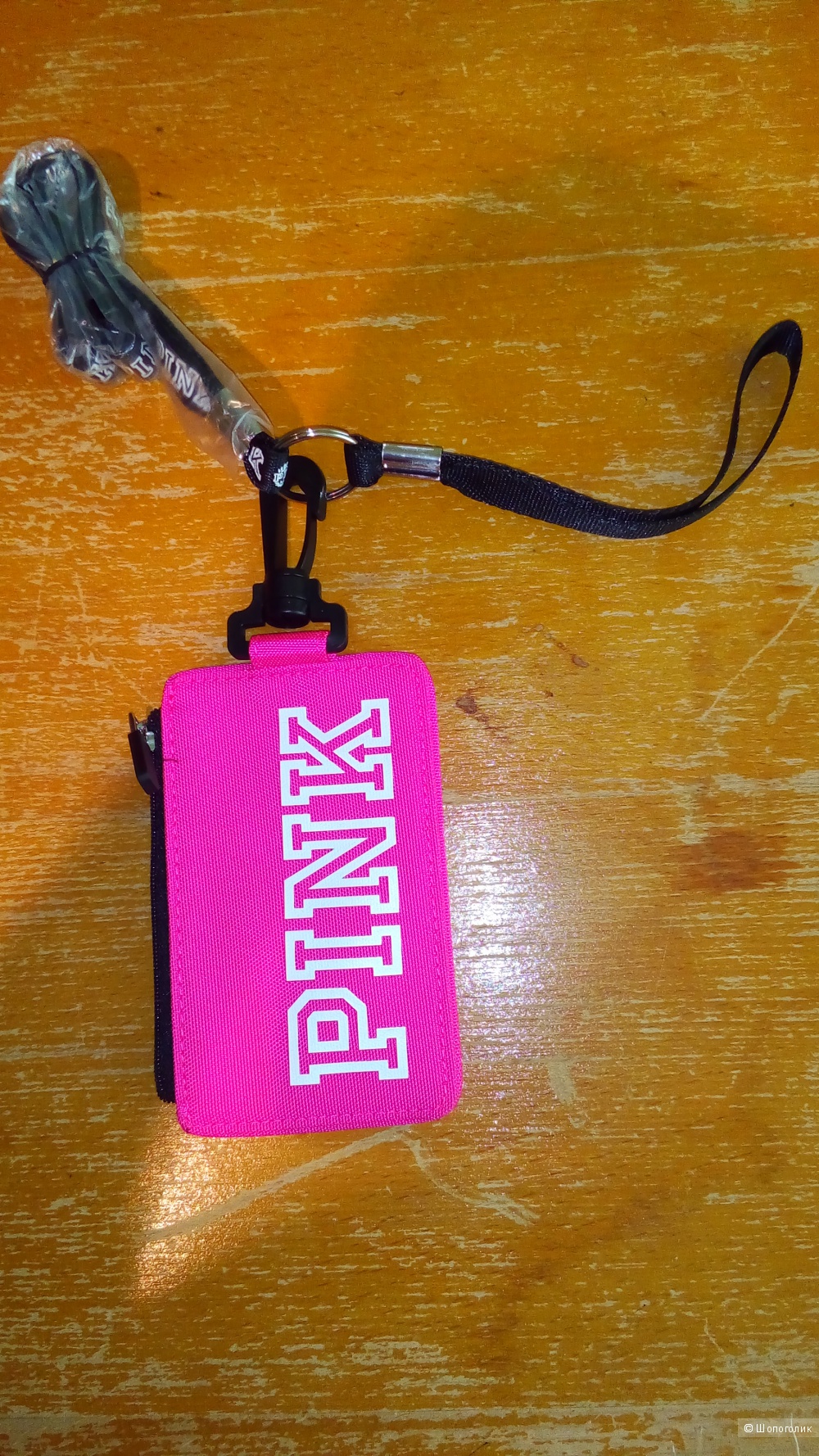 Кошелек для мелочи на шею Pink Victoria's Secret