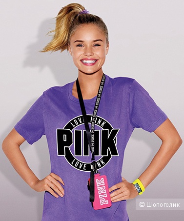 Кошелек для мелочи на шею Pink Victoria's Secret