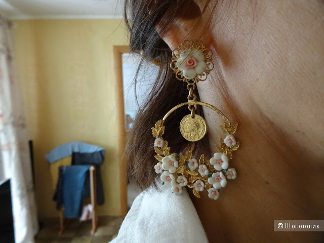 Серьги "alessandro frenza", one size
