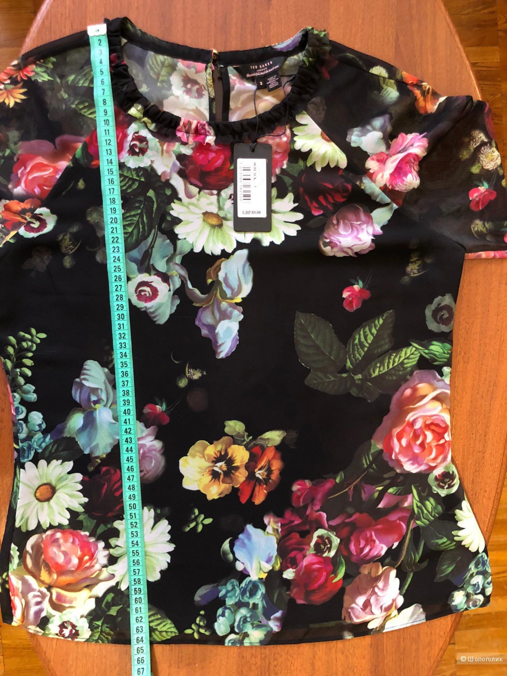 Блузка Ted Baker oil painting top размер 3 / рос.44-46