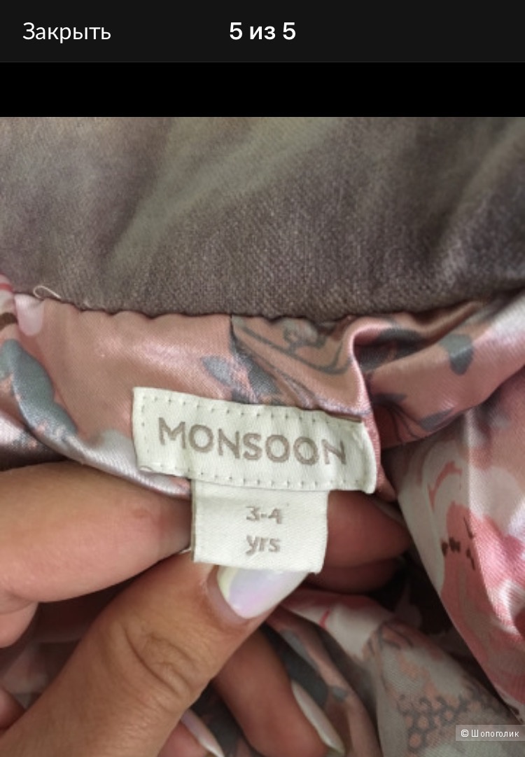 Детский пиджак, 2-4 года, фирма Monsoon