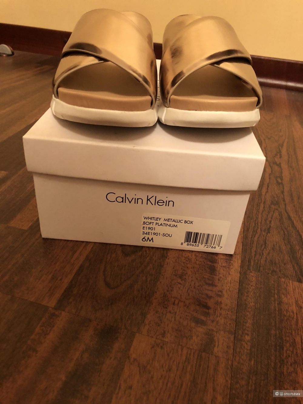 Шлепанцы Calvin Klein 36