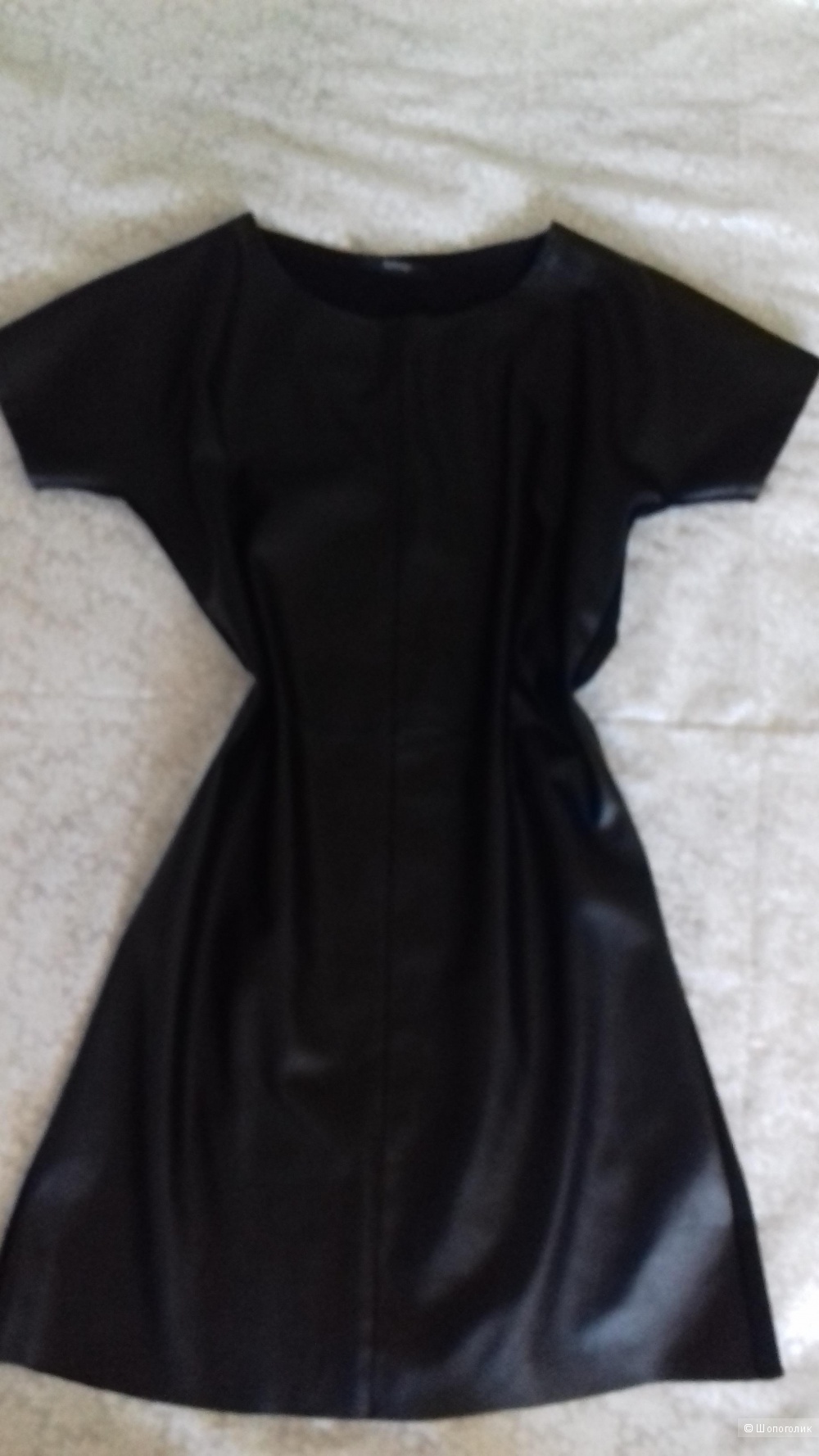 Платье из искусственной кожи, Gucci, р. L, реплика.