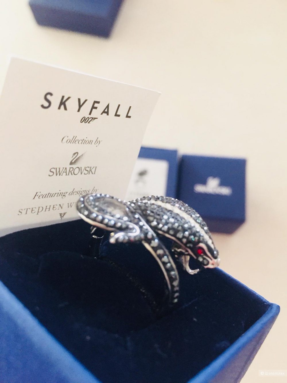 Кольцо Swarovski, коллекция SkyFall