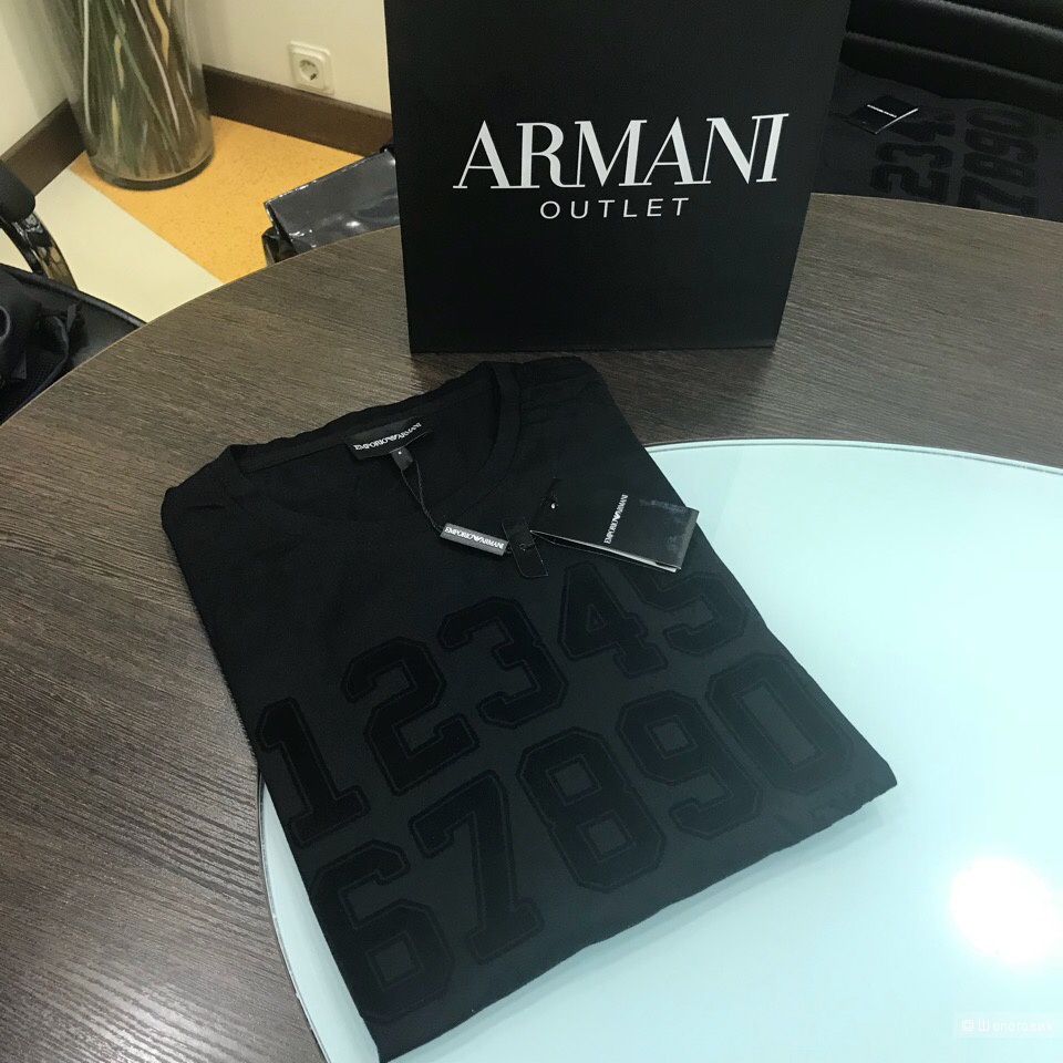 Мужская футболка Emporio Armani, размер S, M, L, XL, XXL