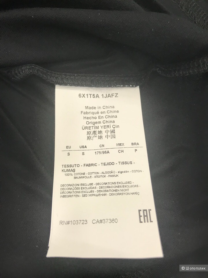 Мужская футболка Emporio Armani, размер S, M, L, XL, XXL