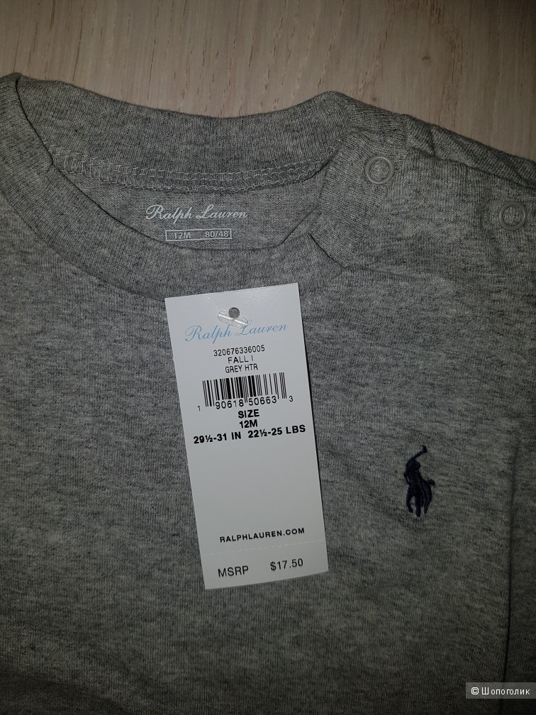 Футболка Ralph Lauren, на 12 мес.