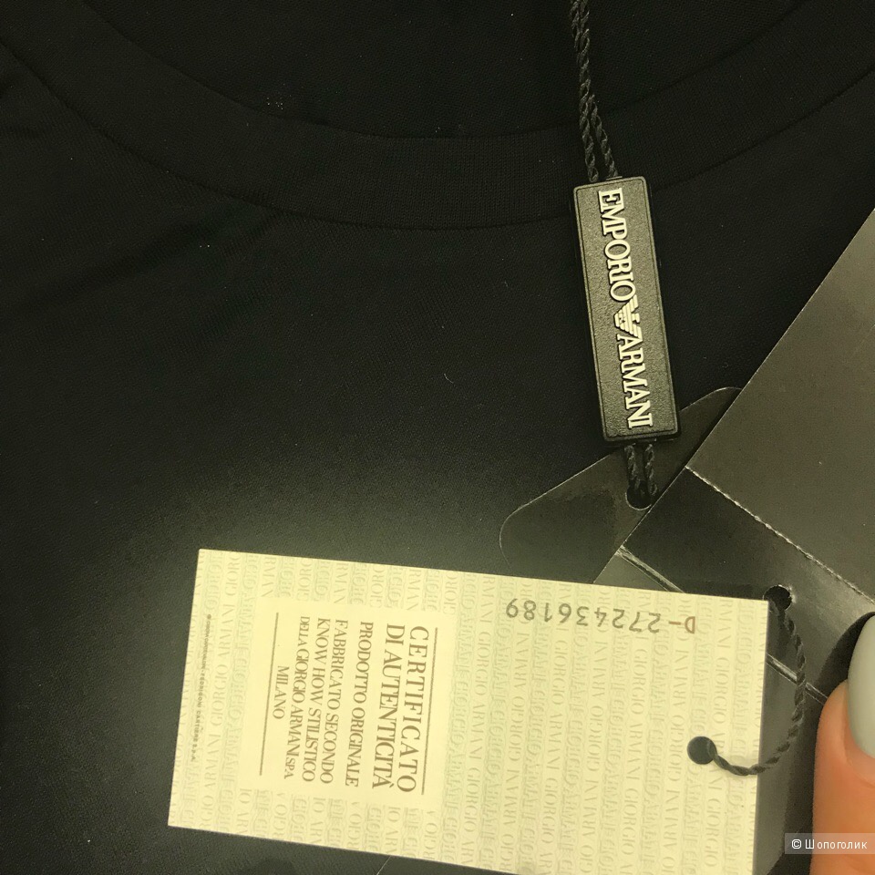 Мужская футболка Emporio Armani, размер S, M, L, XL, XXL